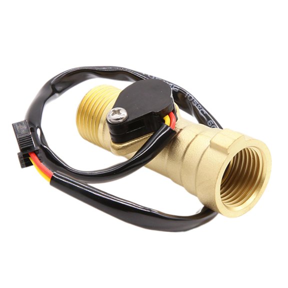 Fzaqwen Brass Water Sensor Liquid Rate Sensor for Commercial Water Systems