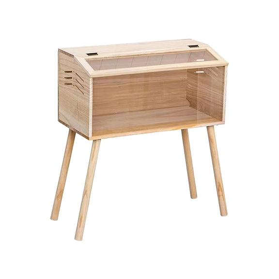 Fzaqwen Brooder Box for Chicks Rutin Chicken Coop Incubator Sturdy Small Animals Habitat 40 cmx30 cmx30 cm