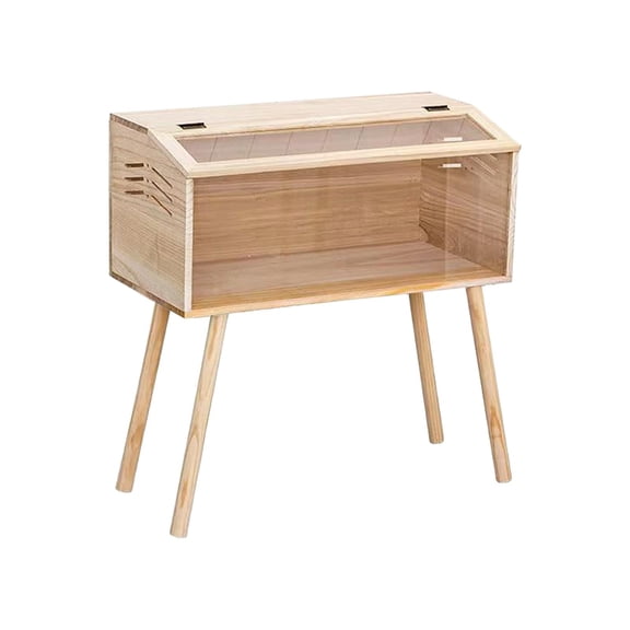 Fzaqwen Brooder Box for Chicks Rutin Chicken Coop Incubator Sturdy Small Animals Habitat 50 cmx30 cmx30 cm