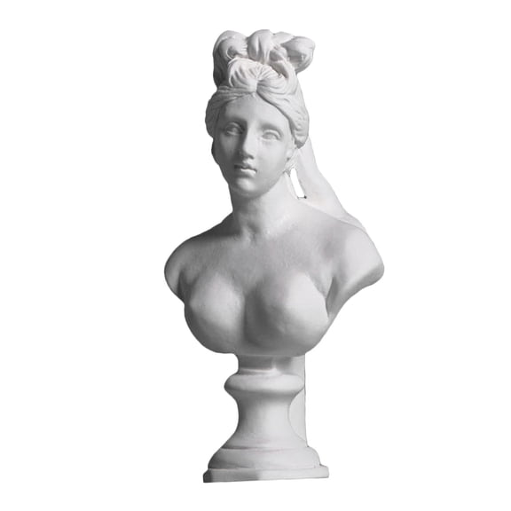 Fzaqwen Bust Statue Sculpture,Classic Greek Figure Head Statue Figurine Head Sculptures Sona