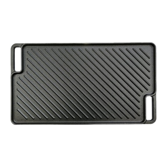 Fzaqwen Cast Iron Reversible Grill, Grilling Pan, with Handle Double Sided Reversible