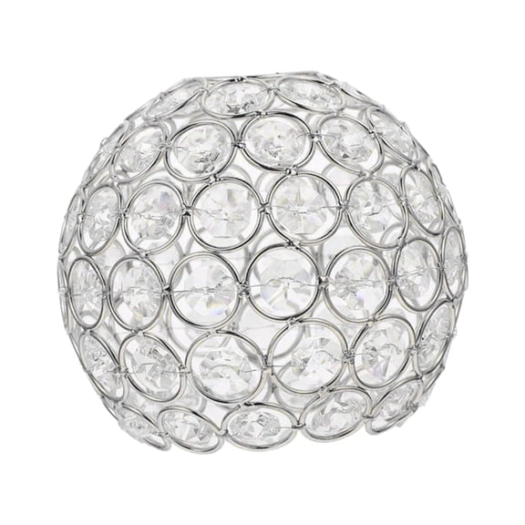 Fzaqwen Ceiling Light Shade Replacement Cover Wall Lamp Chandelier Crystal Lampshade Argent