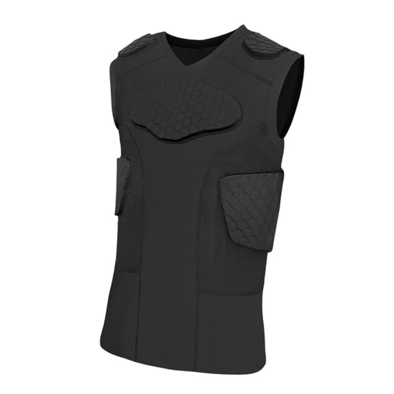 Fzaqwen Chest rib protector for men, sports shock training, top equipment, versatile rib XL