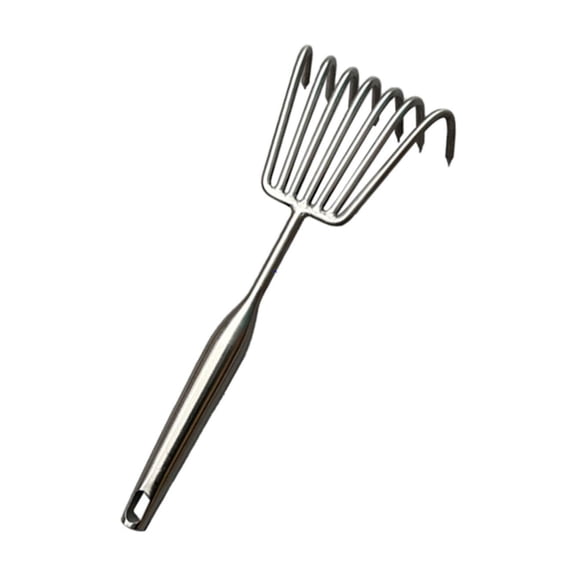 Fzaqwen Claw Rake Garden Rake Multipurpose Firm Grip Stainless Steel Handheld Small Soil S