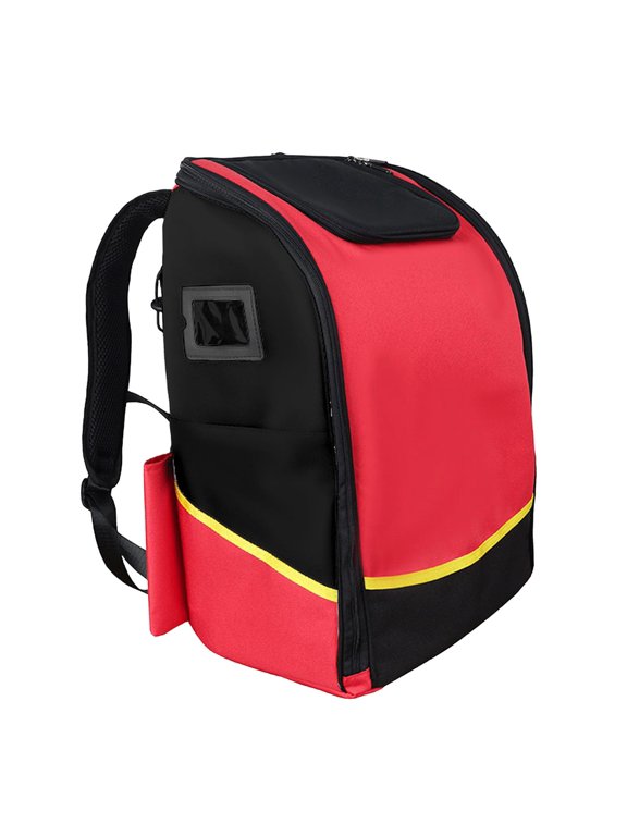 Cleaning Backpack Cleaning Bag Cleaning Bag Backpack for Household Employees Car red