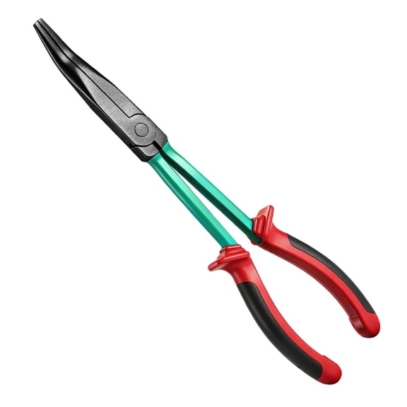 Fzaqwen Cleaning Glue Plier Practical Compact AntiSlip Sturdy Easy to Use Long Angled