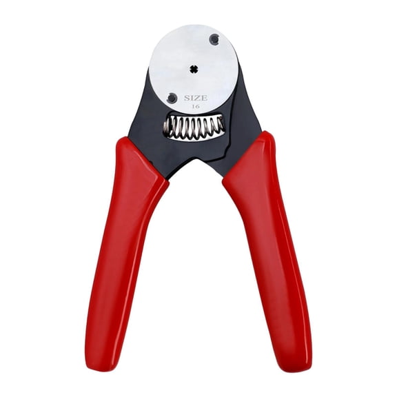 Fzaqwen Closed Barrel Crimper Portable 4 Way Indent 8 Impression Type Wire Crimper Crimp