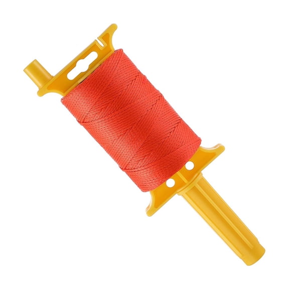 Fzaqwen Construction String Masonry Line Handheld Reel 1.7mm Thickness for Strength for Masons DIY and Site Marking