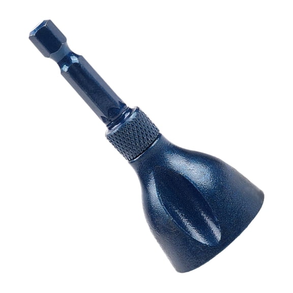 Fzaqwen Deburr Drill Bit Burr Removal Chamfering Remover Deburring External Chamfer Tool Blue