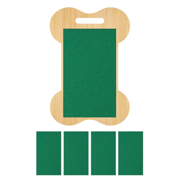 Fzaqwen Dog Nail Scratching Pad Dog Nail Scratching Pad Double Sided Dog Nail File Board Green
