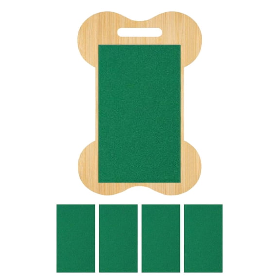 Fzaqwen Dog Nail Scratching Pad Dog Nail Scratching Pad Double Sided Dog Nail File Board Green