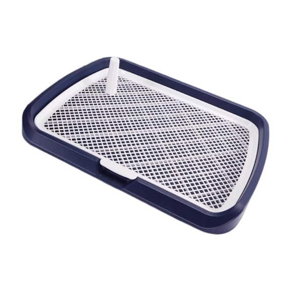 Fzaqwen Dog Potty Toilet Dog Litter Box for Indoor Porch Floor Small and Medium Dogs Navy