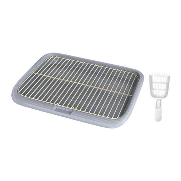 Fzaqwen Dog Potty Toilet Pet Litter Pan Indoor Outdoor Anti Slip Portable Pet Pee Toilet L