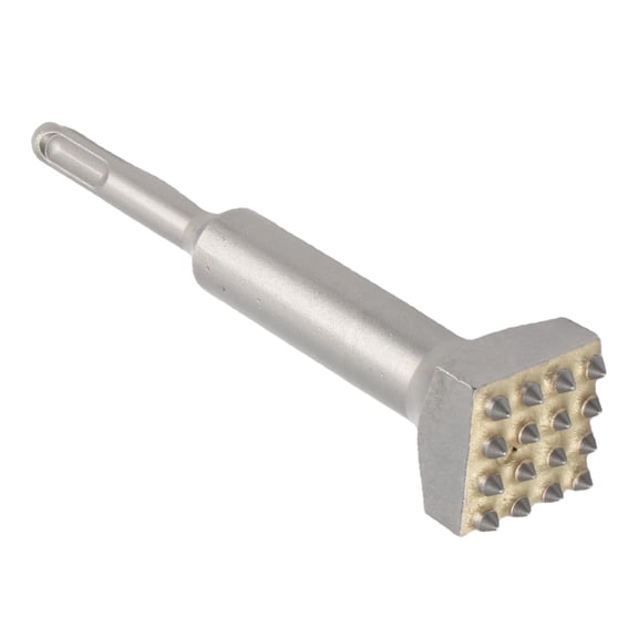 Fzaqwen Electric Hammer Drill Bit,Alloy Point Groove for Concrete Gouging Pavement Cement Leveling Repair Tool