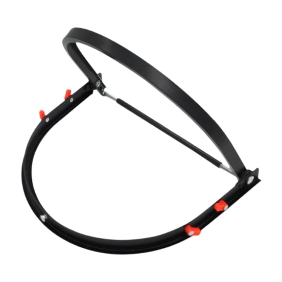 Fzaqwen Full Brim Hard Hat Face Adapter Attachment Face Cover Adapter Bracket Black