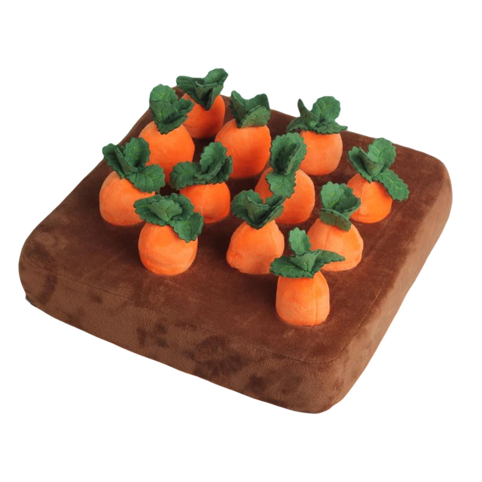 Fzaqwen Funny Dogs Plush Carrot Toys Chew Toys Interactive Puzzle Toys Pet Supplies Cats 12Pcs Carrot