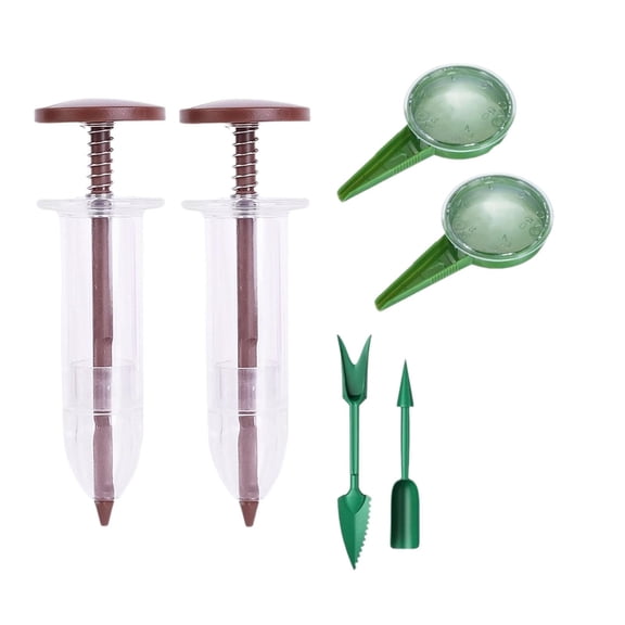 Fzaqwen Garden Seed Sower Planter Accessories Easy and Fast Press Out Seed Sowing Garden Coffee