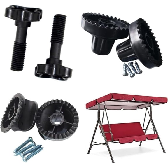 Fzaqwen Garden Swing Canopy Frame Kit Decorative Top Beam Part for Backyard Gym Patio