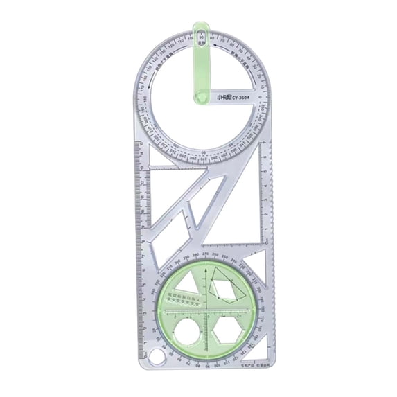 Reference Ruler Art Fzaqwen Geometric Ruler Drawing Rulers for Office Office Painting Ruler ...