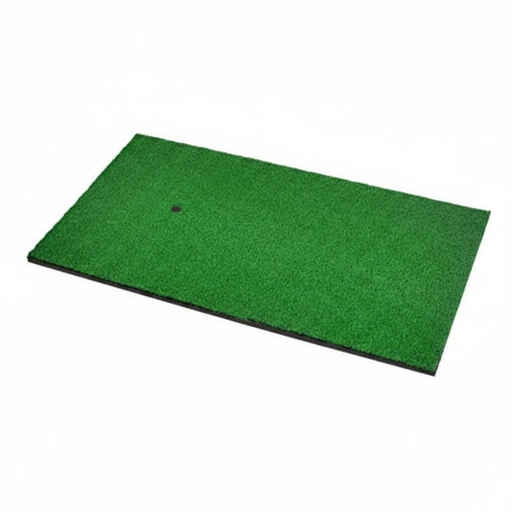 Fzaqwen Golf Hitting Mat Practice Pad Trainer Artificial Grass Rectangular Surface Compact Durable Foundation Swing Base Suitable for Personal Indoor Garage