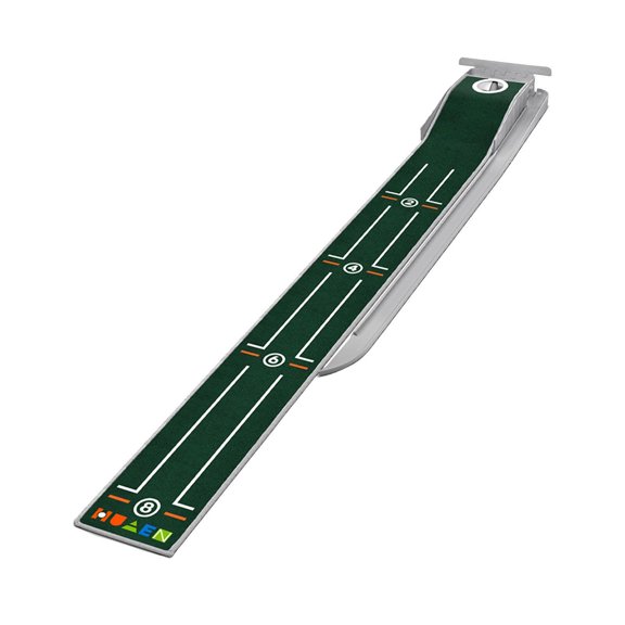 Fzaqwen Golf Putting Green Mat Putter Alignment Guide Portable Players Adults Game Golf