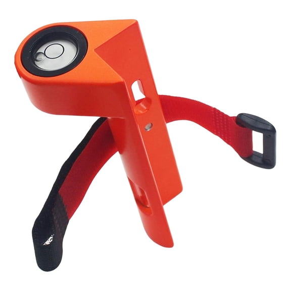 Fzaqwen Grade Rod Level Bubble Level 90 Degree Level Centering Pole Measuring Instrument Orange with Tie