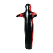 Fzaqwen Grappling Dummy Practice Unfilled Punching Dummy Multifunctional Wrestling Dummy Black 180cm