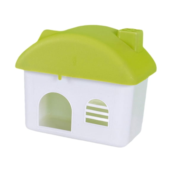 Fzaqwen Hamster Hide House Cage Small Animal Habitat for Dwarf Hamsters Rat Hedgehog Green