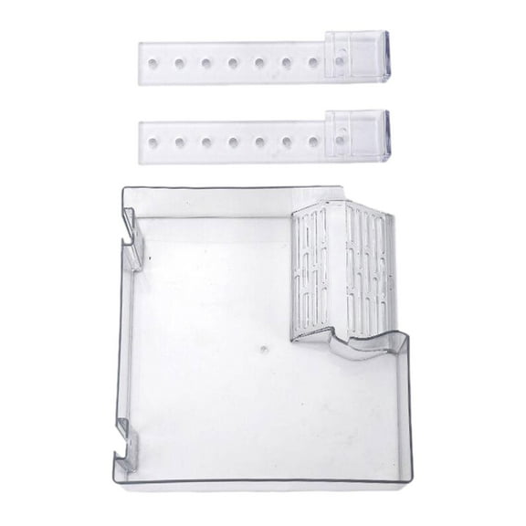 Fzaqwen Hanging Turtle Basking Reptile Tank Ladder Clear Acrylic Climbing Shelf M