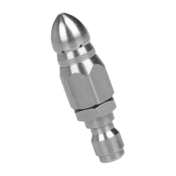 Fzaqwen High Pressure Rotating Sewer Drain Jetter Nozzle Spray Nozzles - Stainless Steel