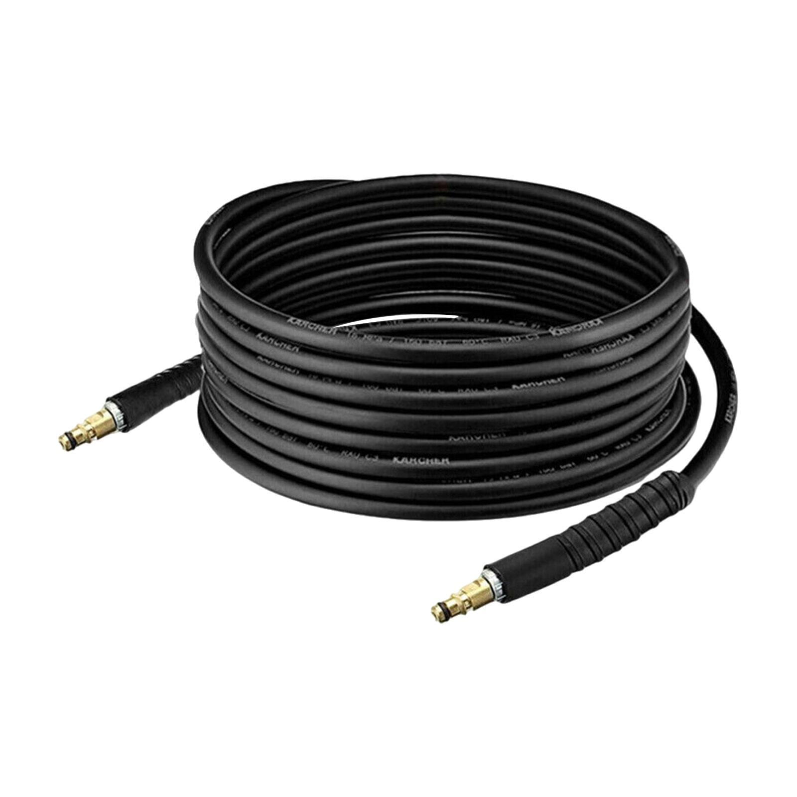 Fzaqwen High Pressure Washer Hose Easy Install Drain Cleaning Hose Rubber Extension Hose 10m