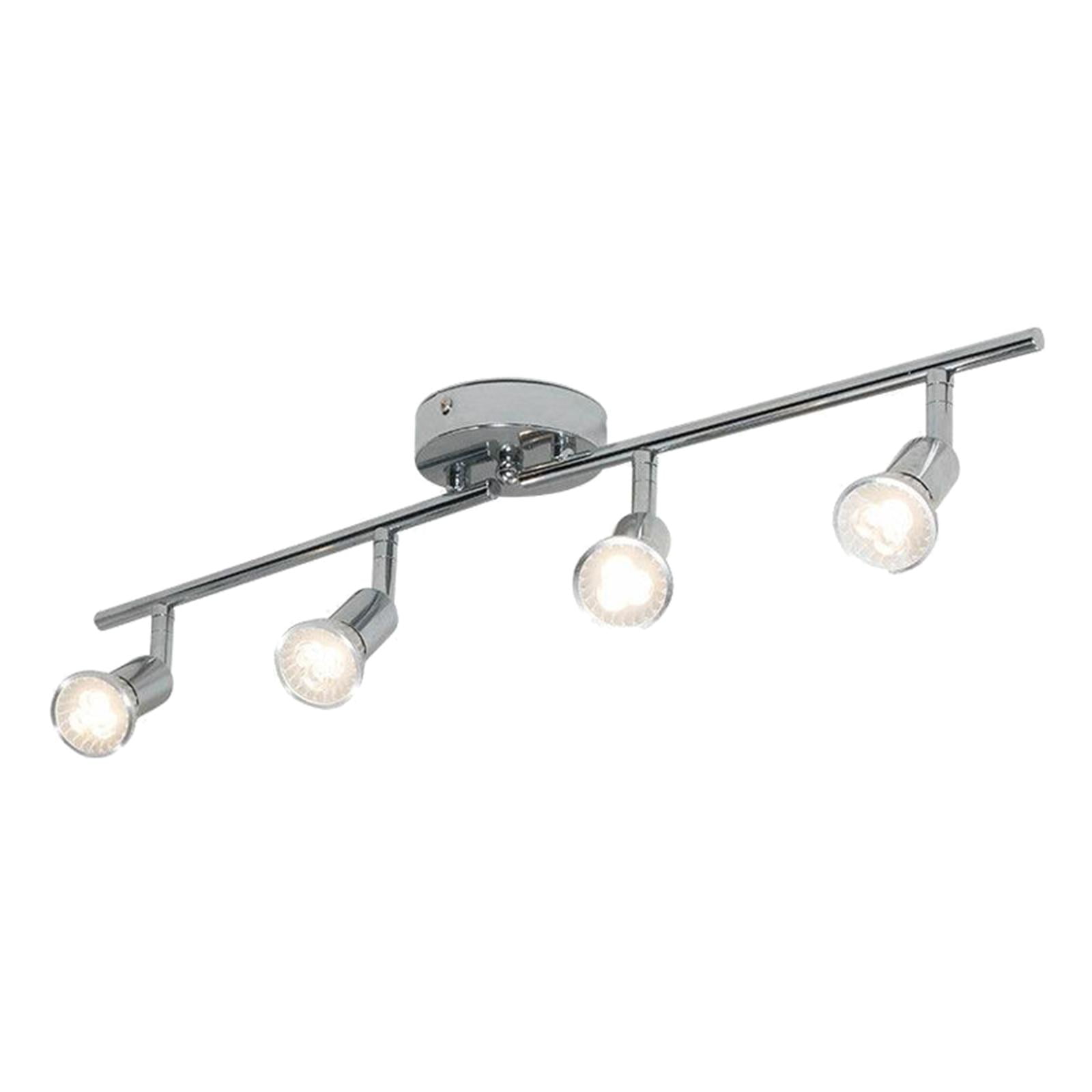 Fzaqwen Homyl Modern 4-Light Led Track Lighting Fixtures, Directional Kitchen Ceiling Warm White