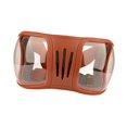 thumbnail image 1 of Fzaqwen Horse Eye Cover Portable UV Protection Adjustable Strap Horse Riding Goggles for brown and clear, 1 of 9