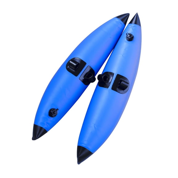 Fzaqwen Inflatable Stabilizer Kayak Outrigger Floats Durable Plastic Build Compact Dimensions for Lake and River Cruising for Adults Seeking Balance