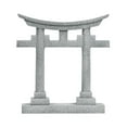 thumbnail image 1 of Fzaqwen Japanese Torii Gate Miniature Sculpture Crafted from PVC Material for Home Decor 7.1x2.3x8.3cm, 1 of 9