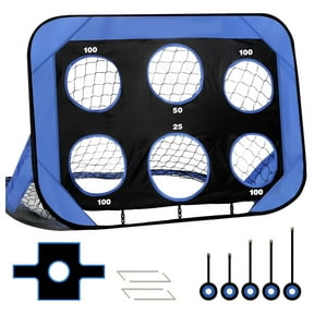 Fzaqwen Kid Soccer Goals Combination Goals 4 Different Modes Compact Soccer Net for Park