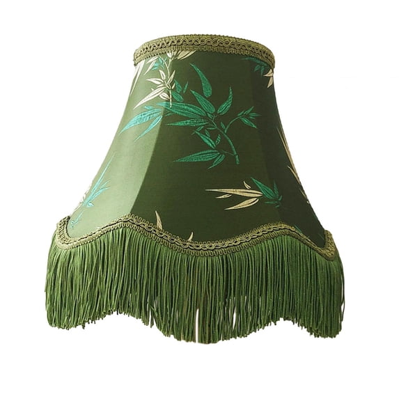 Fzaqwen Lampshade Table Lamp Shade Retro with Tassel Decorative Elegant Replacements Taper Shape