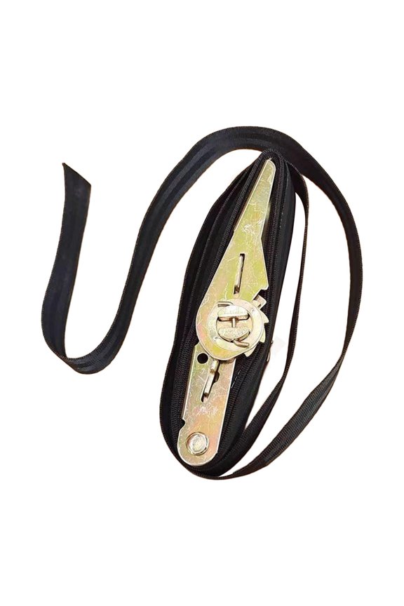 Lashing strap as a cargo strap and tensioning belt with automatic retraction and 2.5m