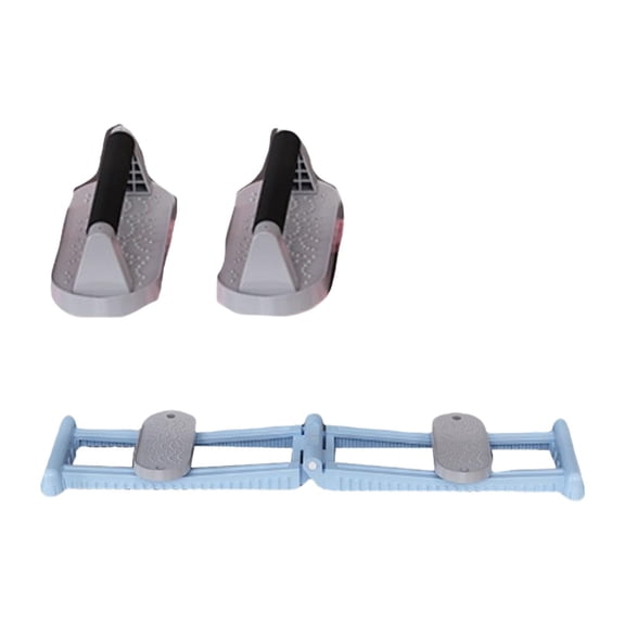 Fzaqwen Leg Exercise Equipment with 2 Push up Stands Folding Multifunctional Practical Blue