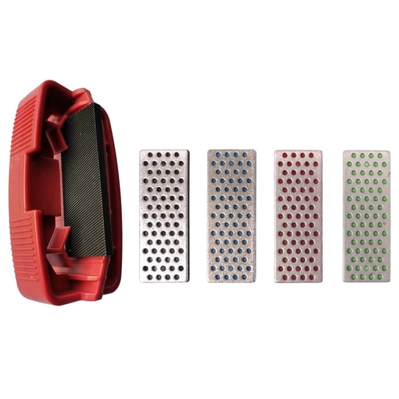 Fzaqwen Lightweight Ski Edge Tuner Metal Snowboard Side Sharpener Diamond File Bevel Kit