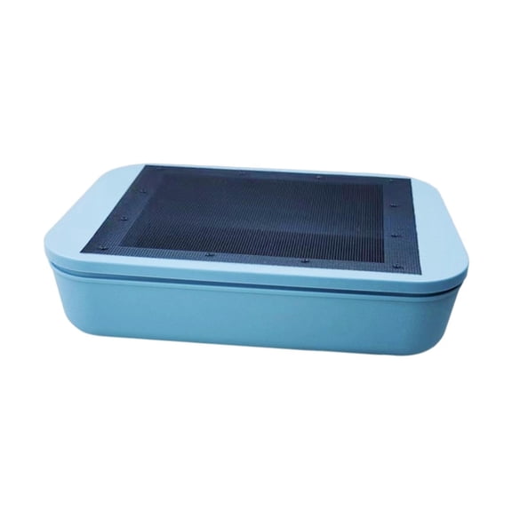 Fzaqwen Mealworm Breeding Box Feeding Container Sturdy Portable Reusable Cricke Raising Mealworms Lightweight Ventilation Feeding Bin none hole