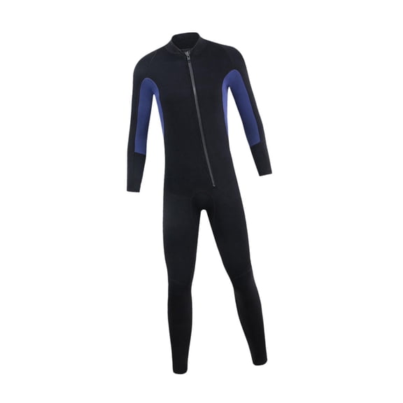 Fzaqwen Men Wetsuit Scuba Diving Suit 3mm Neoprene Full Body with Front Zipper Soft Dive 4XL
