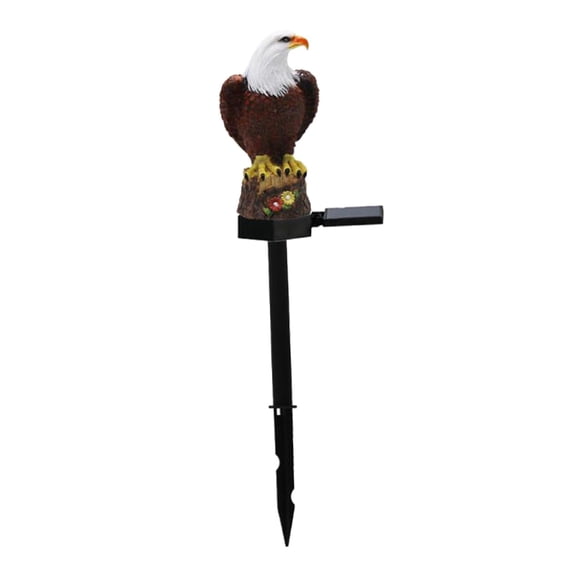 Fzaqwen Miracle Shining Eagle Shape Solar Powered LED Garden Stake Lights Landscape Lamp
