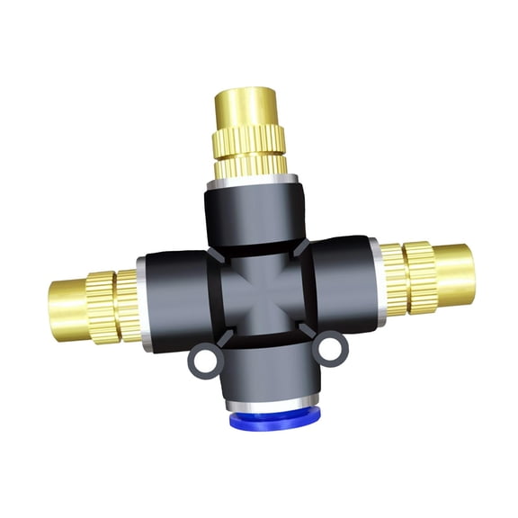 Fzaqwen Mist Nozzle Three Fine Atomization Sprayer Parts Pressure Irrigation Combination