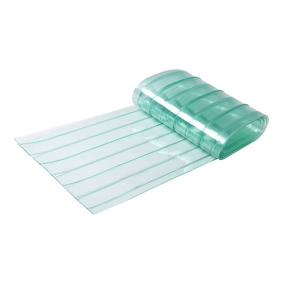 Fzaqwen PVC Door Curtain Curtain Strips Easy to Cut and Install Length 5ft Clear for DIY width 19cm