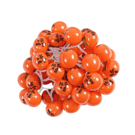 Fzaqwen Persimmon Light Chinese New Year Decor Atmosphere Light Festive Lighting for New 6 m 4 led
