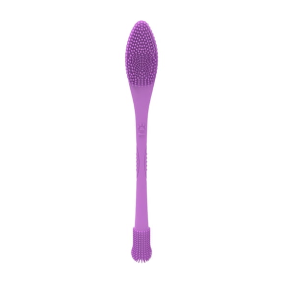 Fzaqwen Pet Toothbrush Cleaner Silicone Dog Cat Toothbrush for Cat Small Pets Puppy Purple