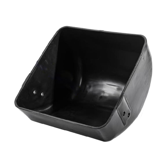 Fzaqwen Pig Feeder, Pig Feeder, Bucket, Bin, Basin Bowl, Pig Drinker, Poultry Pet Feeder Black