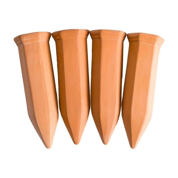 Fzaqwen Plant Watering Spikes 4Pcs Decorative 150ml Plant Watering Stakes Automatic Self