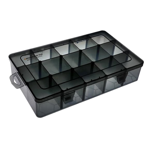 Fzaqwen Plastic Tool Box Holder Hardware Beads Sequins Rhinestone Hardware Supplies 15 Grids